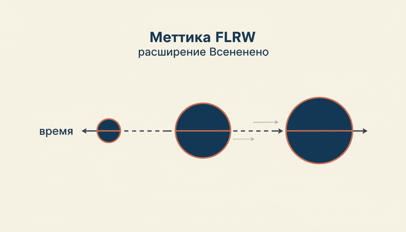 Метрика Фридмана-Леметра-Робертсона-Уокера: краткий разбор