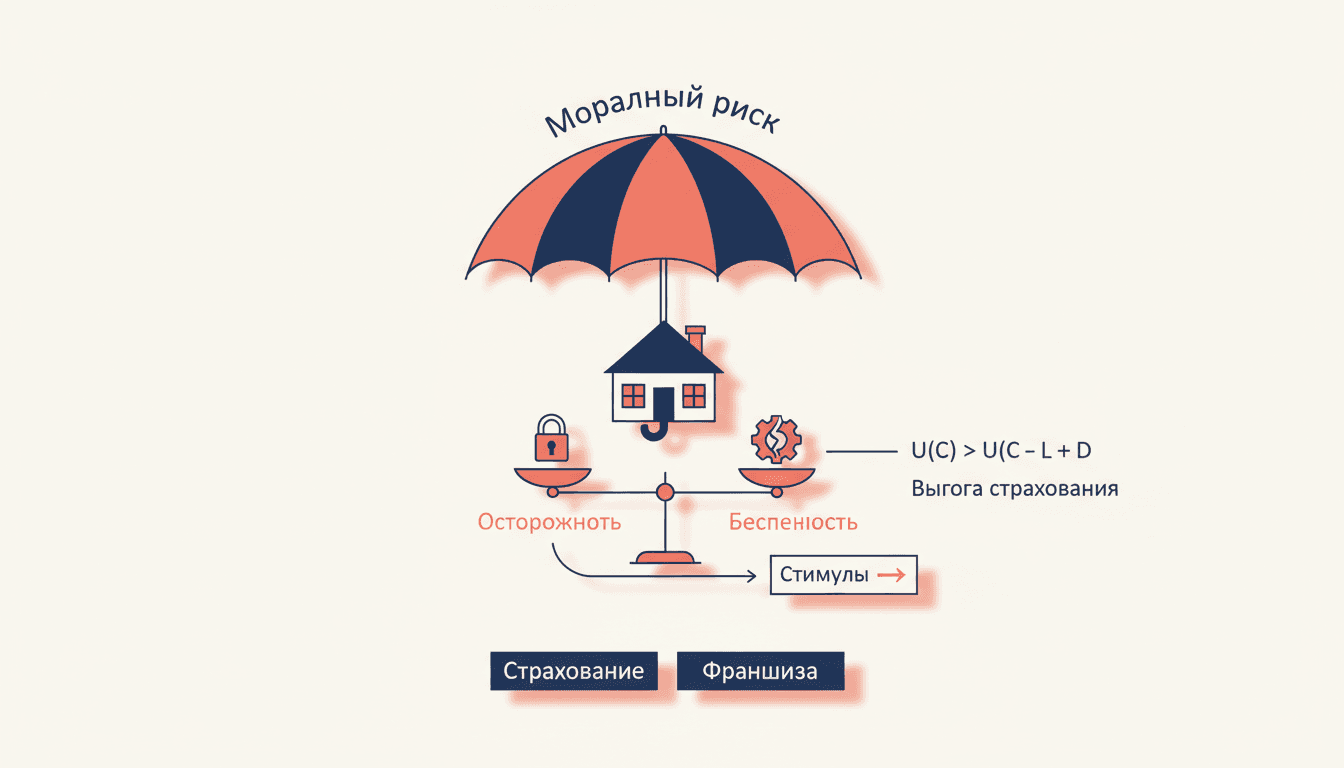 Моральный риск в страховании: почему полис меняет поведение