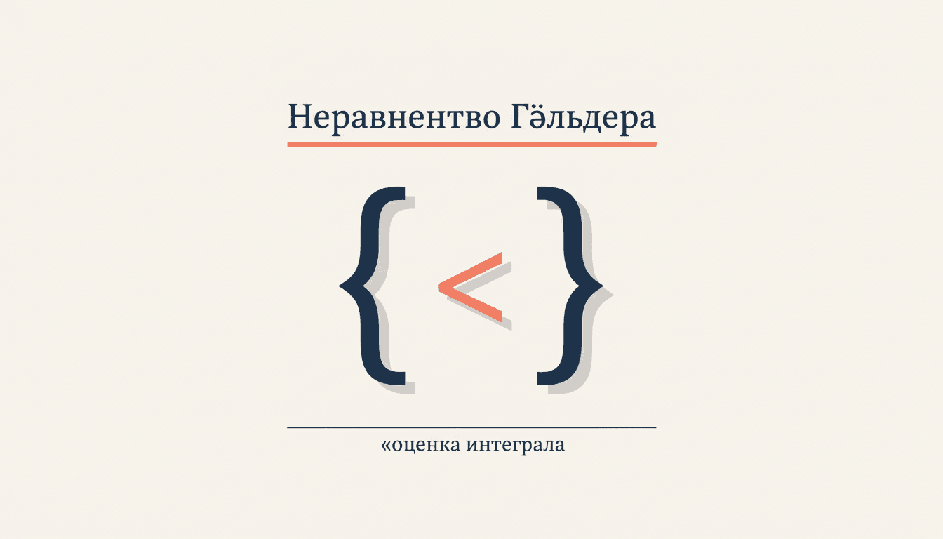 Неравенство Гёльдера для интегралов: формулы и применение