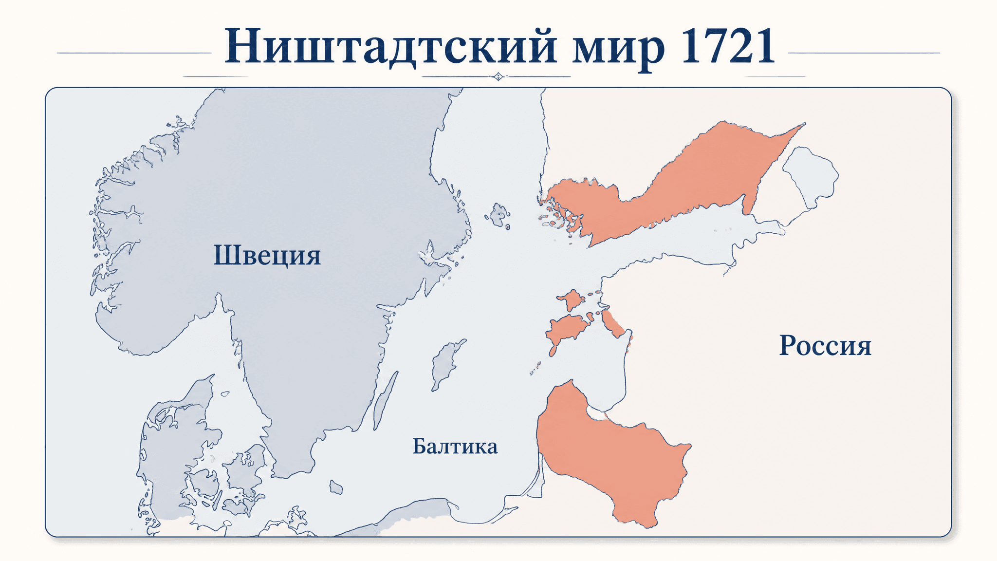 Ништадтский мир: итоги и значение договора 1721