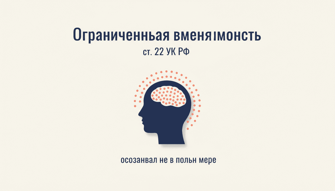 Ограниченная вменяемость в УК РФ