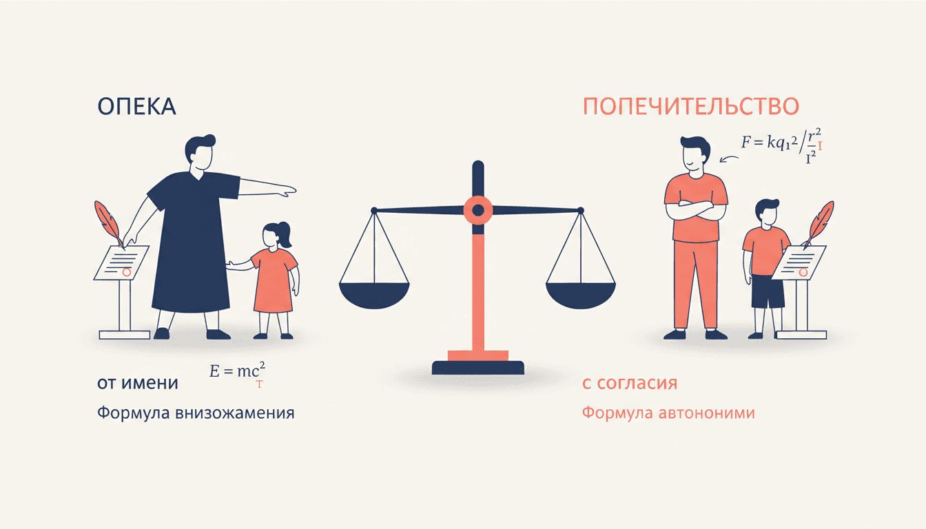 Опека и попечительство: различие по ГК и СК РФ