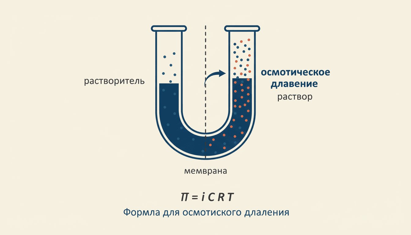 Осмотическое давление: уравнение Вант-Гоффа на практике