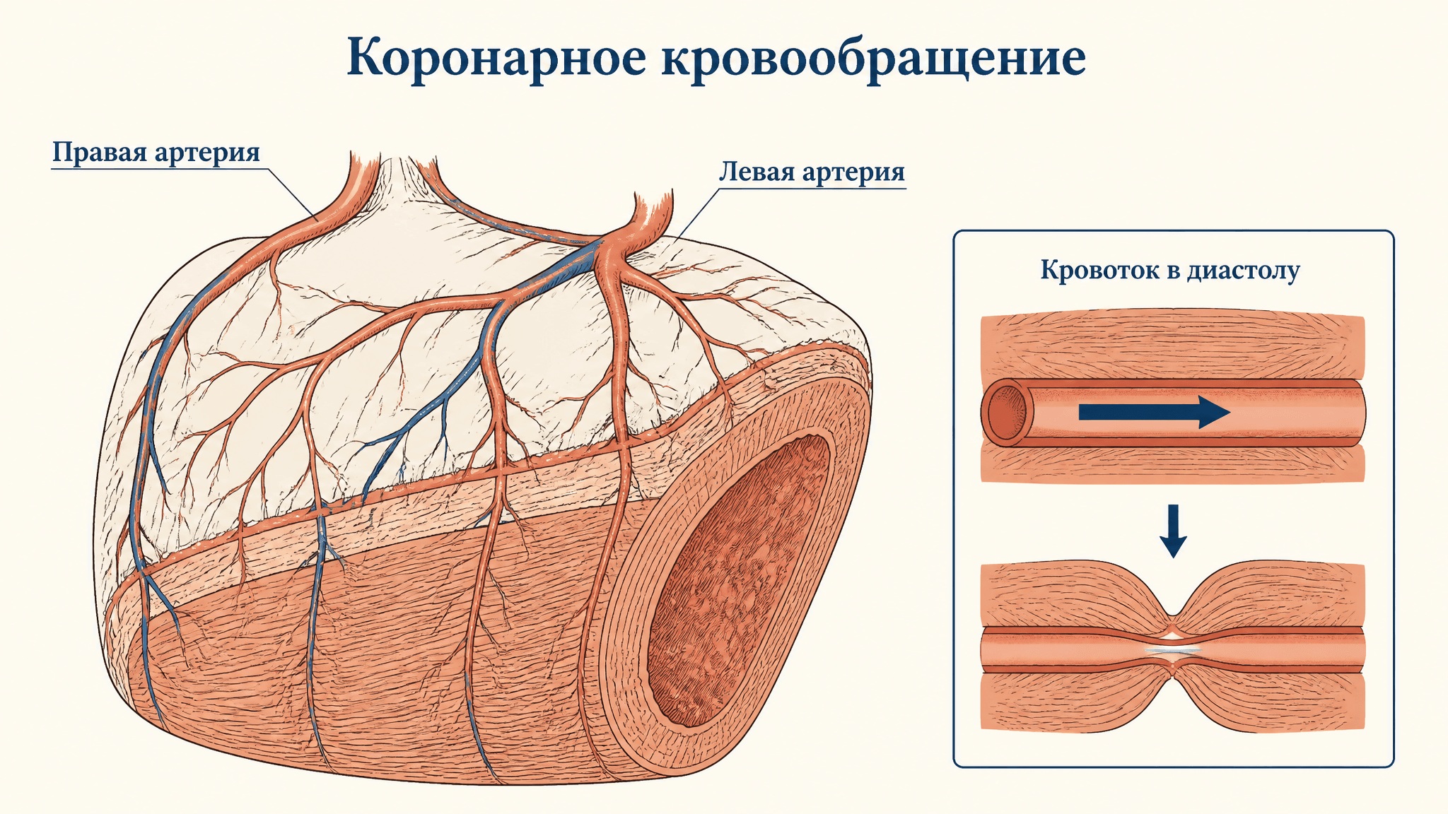 Особенности коронарного кровообращения: разбор