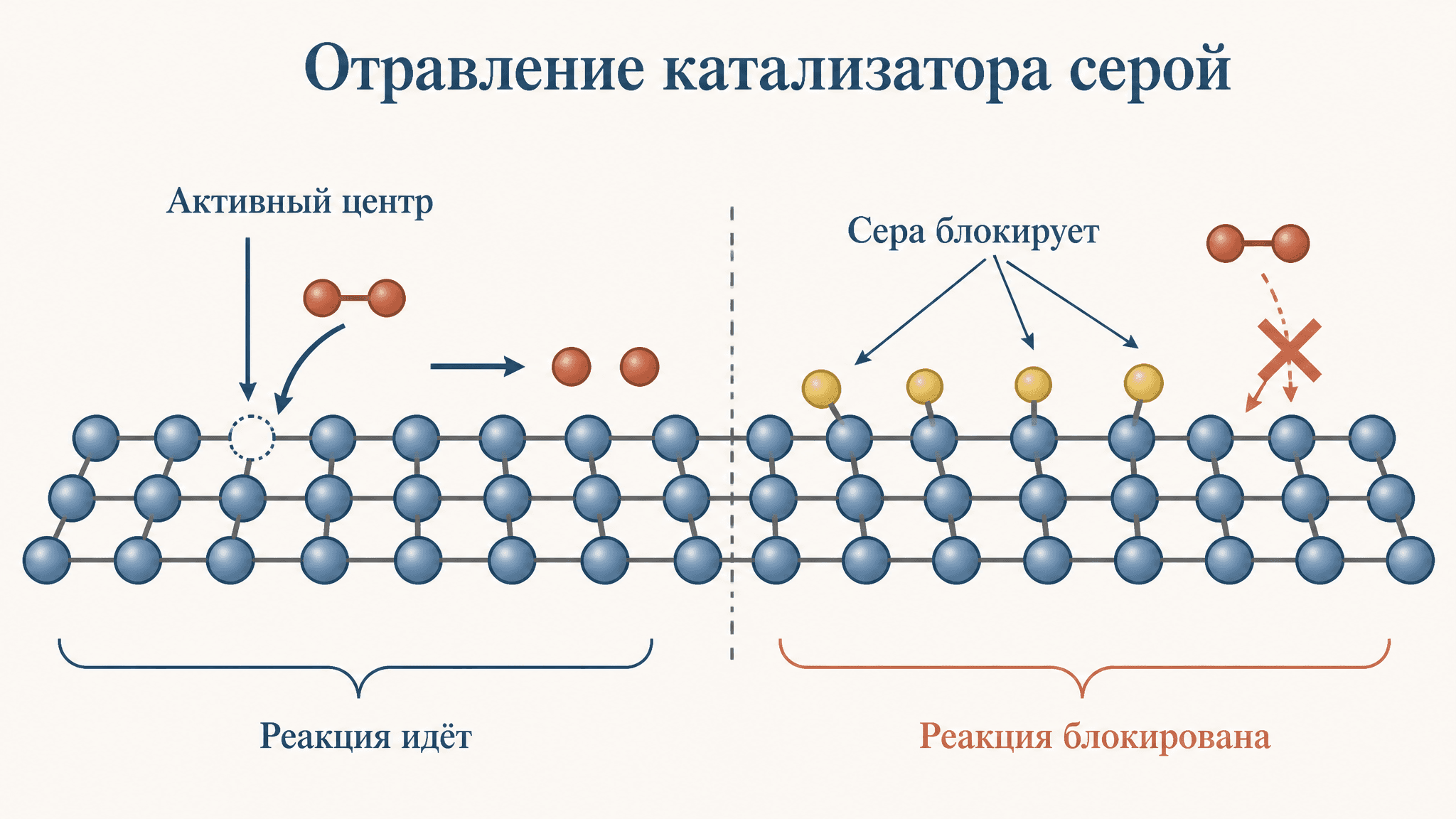 Отравление катализатора серой: механизм и как с ним бороться