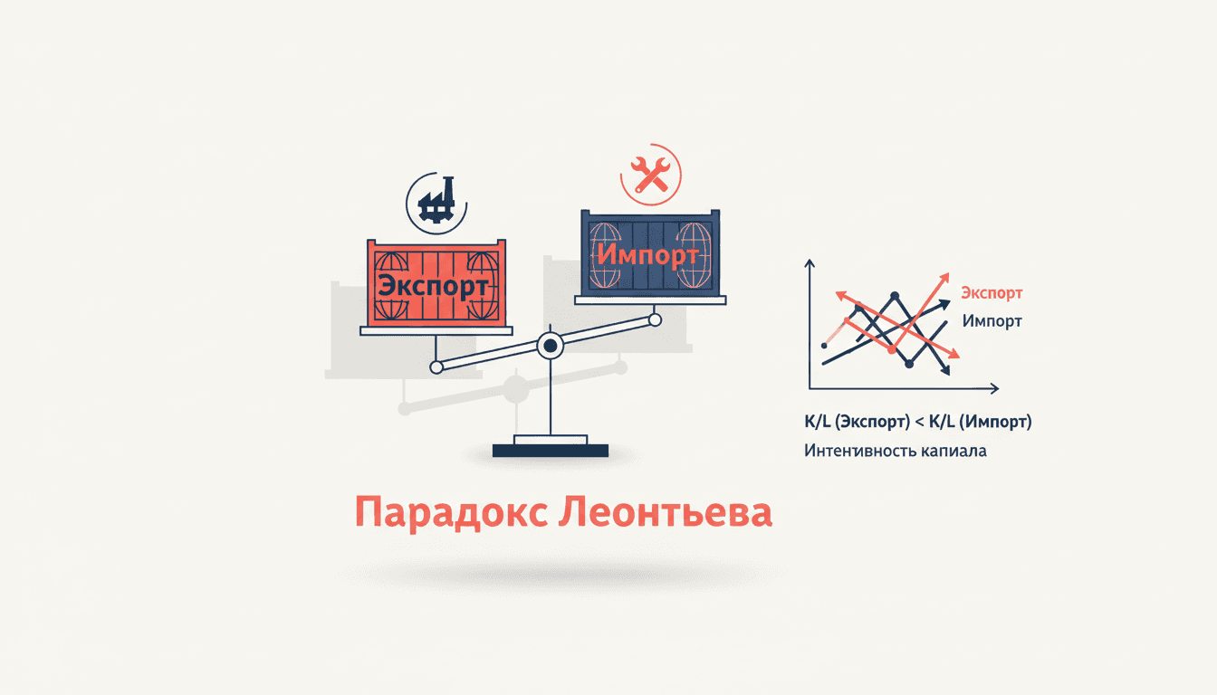 Парадокс Леонтьева: торговля вопреки избытку капитала