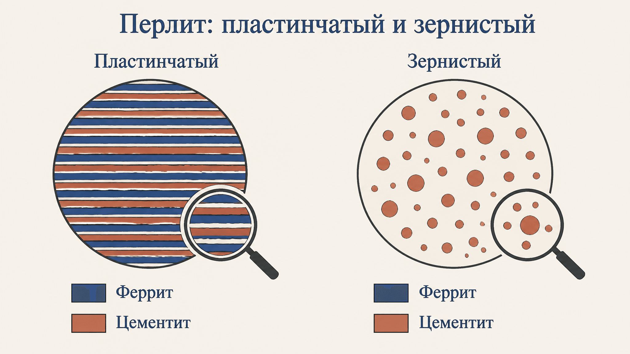 Перлит пластинчатый и зернистый: в чём разница