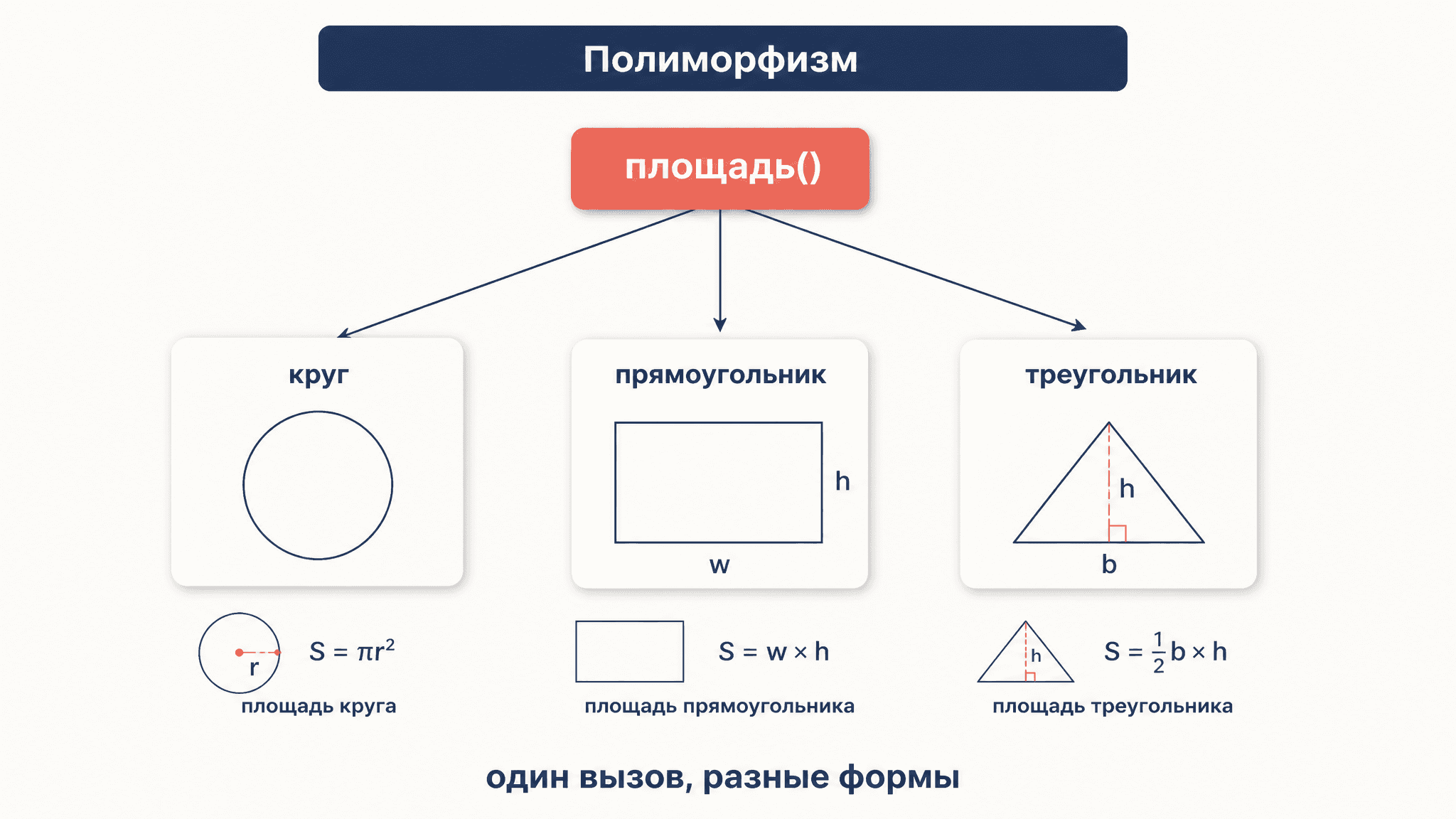 Полиморфизм в ООП: пример на простом коде и разбор