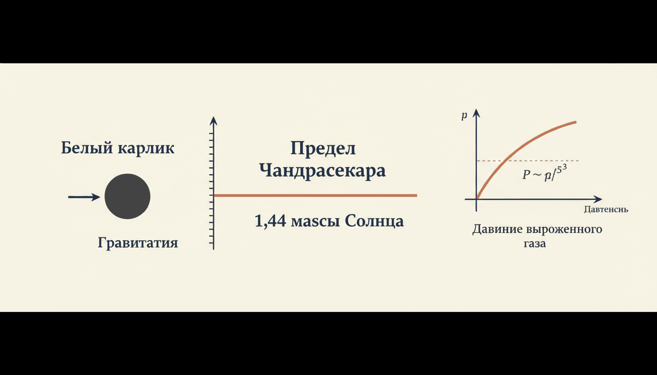 Предел Чандрасекара белого карлика: разбор