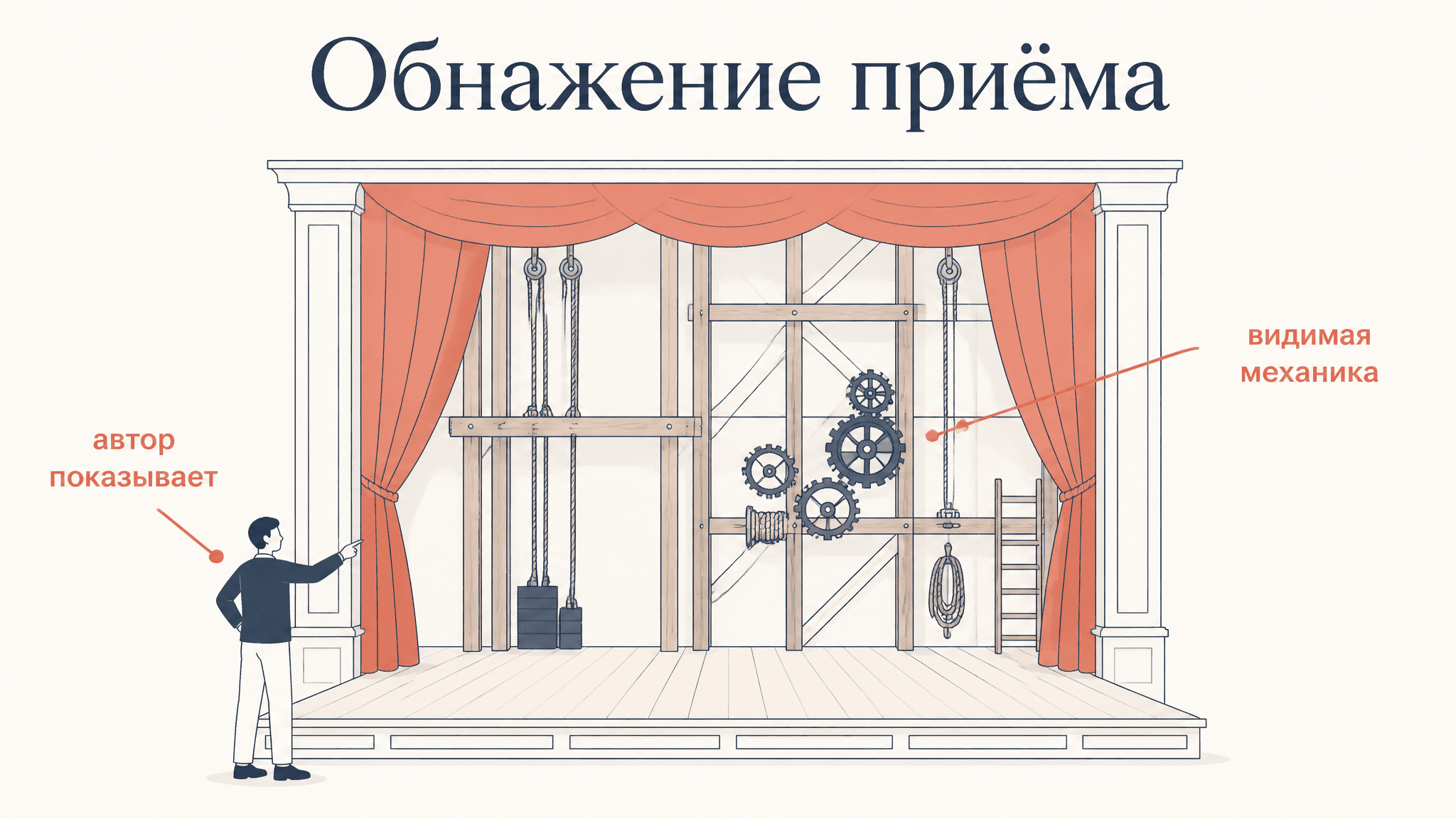 Приём обнажения приёма: что это в теории литературы