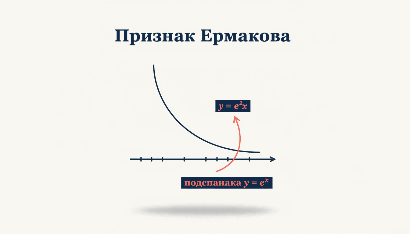 Признак Ермакова: сходимость рядов с логарифмами