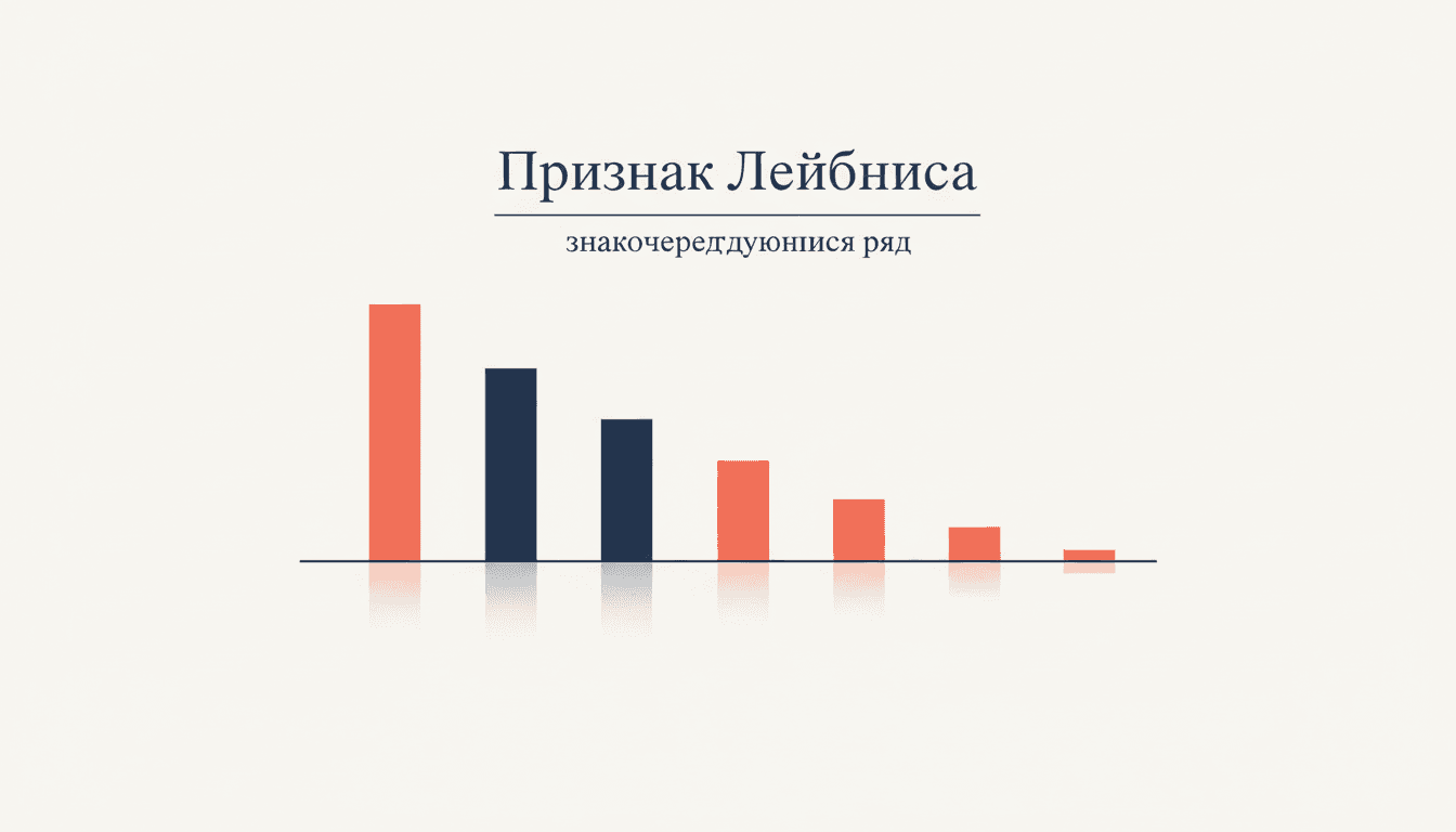 Признак Лейбница: знакочередующиеся ряды