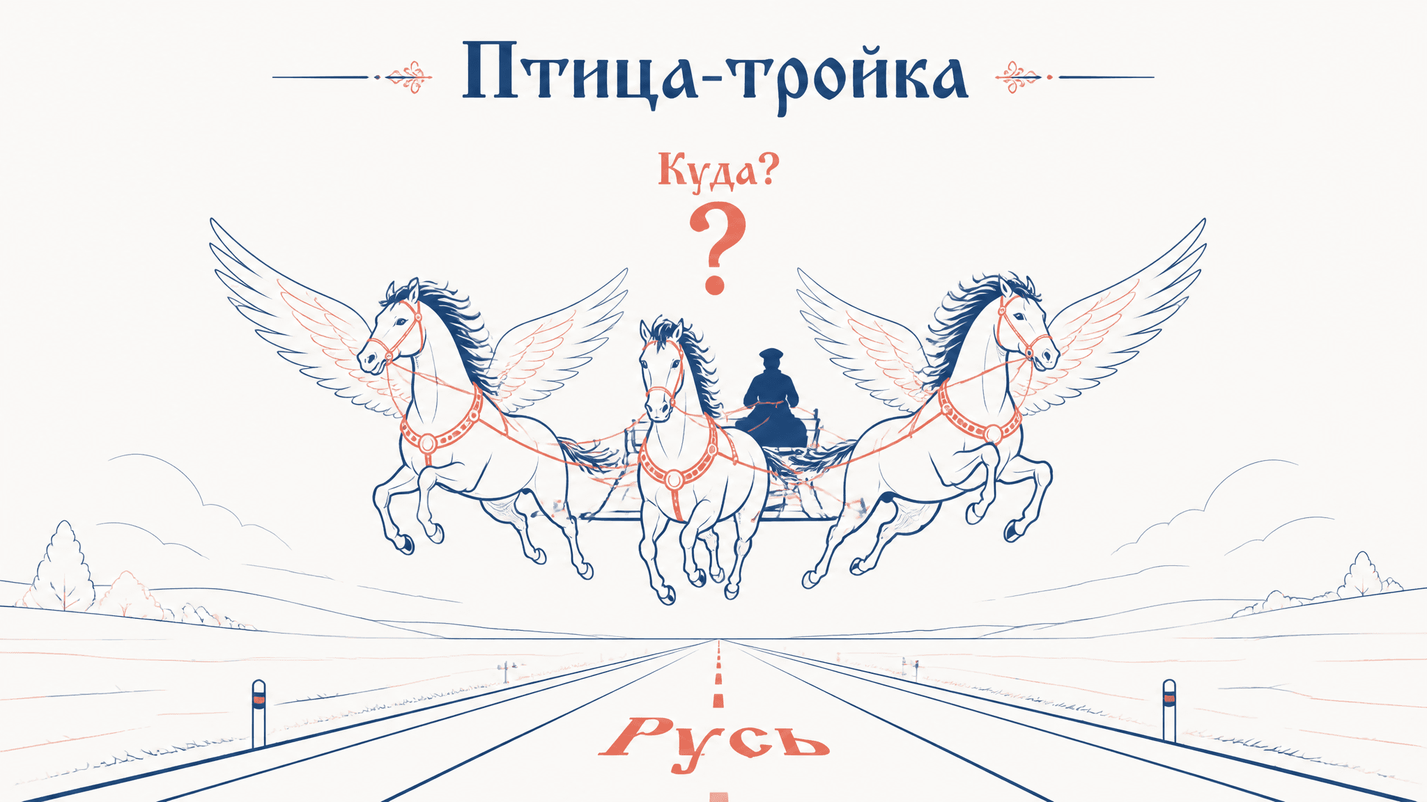 Птица-тройка: символика в поэме Гоголя