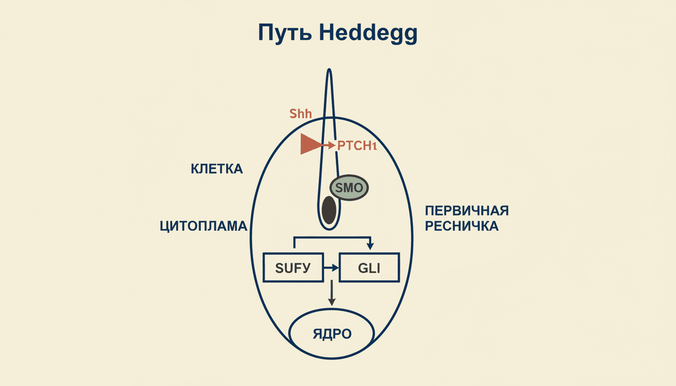 Путь Hedgehog сигнальный: от Shh к GLI через первичную цилию