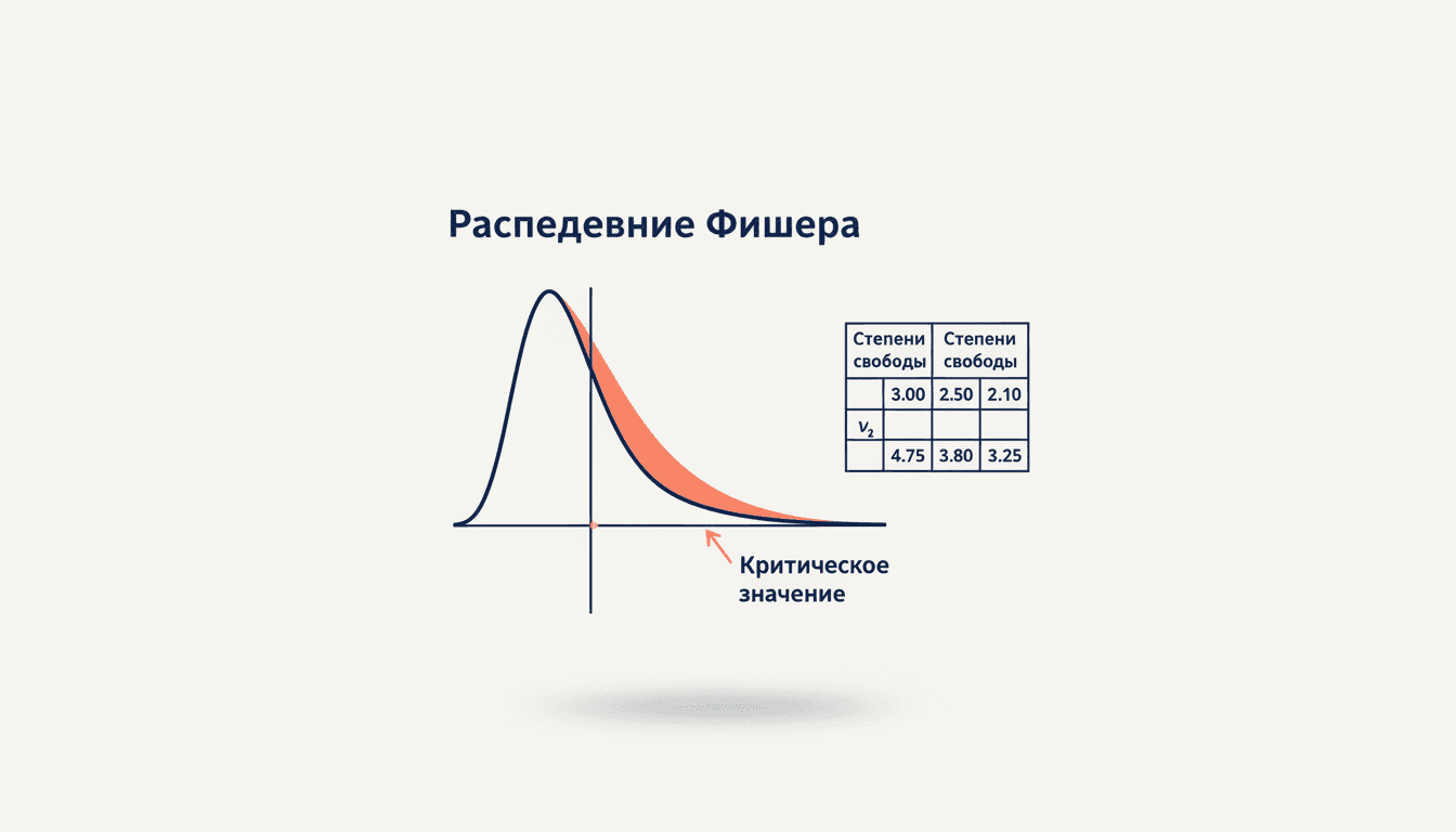 Распределение Фишера: критические значения и F-квантили