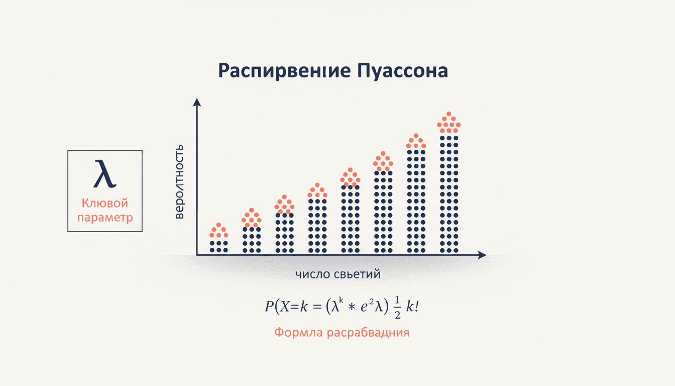 Распределение Пуассона: свойства, формула и моменты