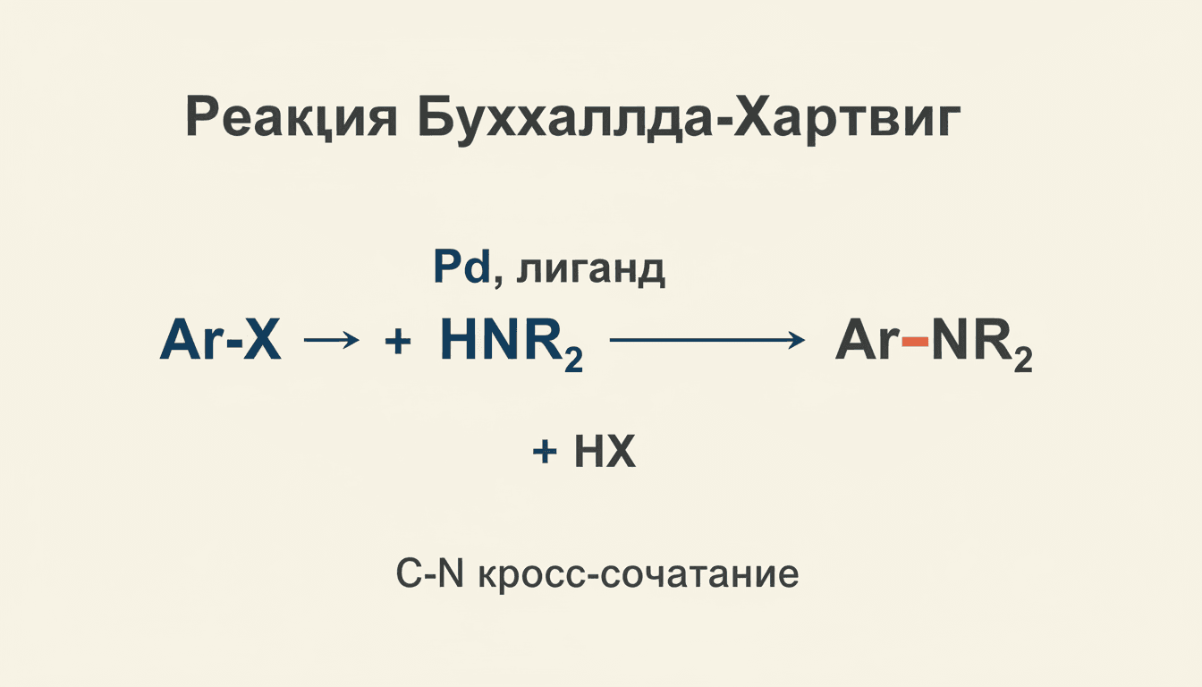 Реакция Бухвальда-Хартвига: палладиевое C-N аминирование
