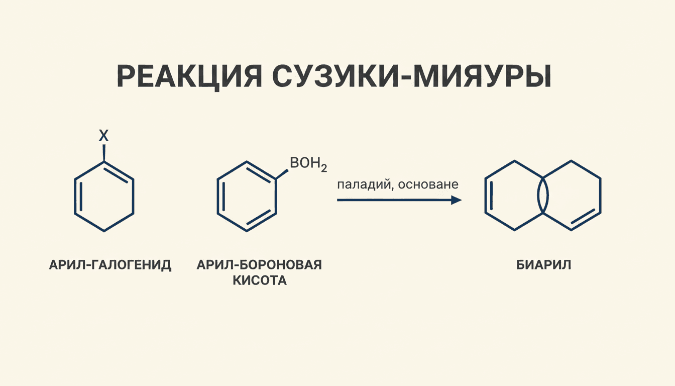 Реакция Сузуки-Мияуры: Pd-сочетание с бороновыми кислотами