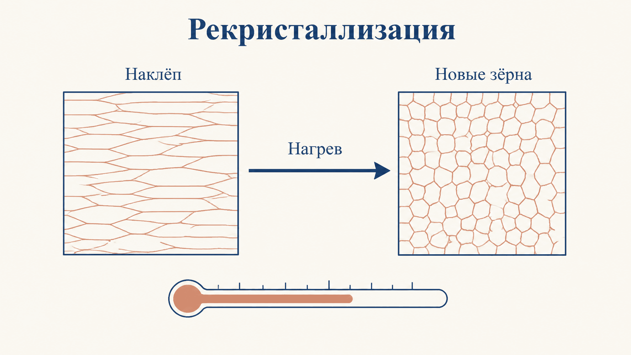 Рекристаллизация холоднодеформированного металла