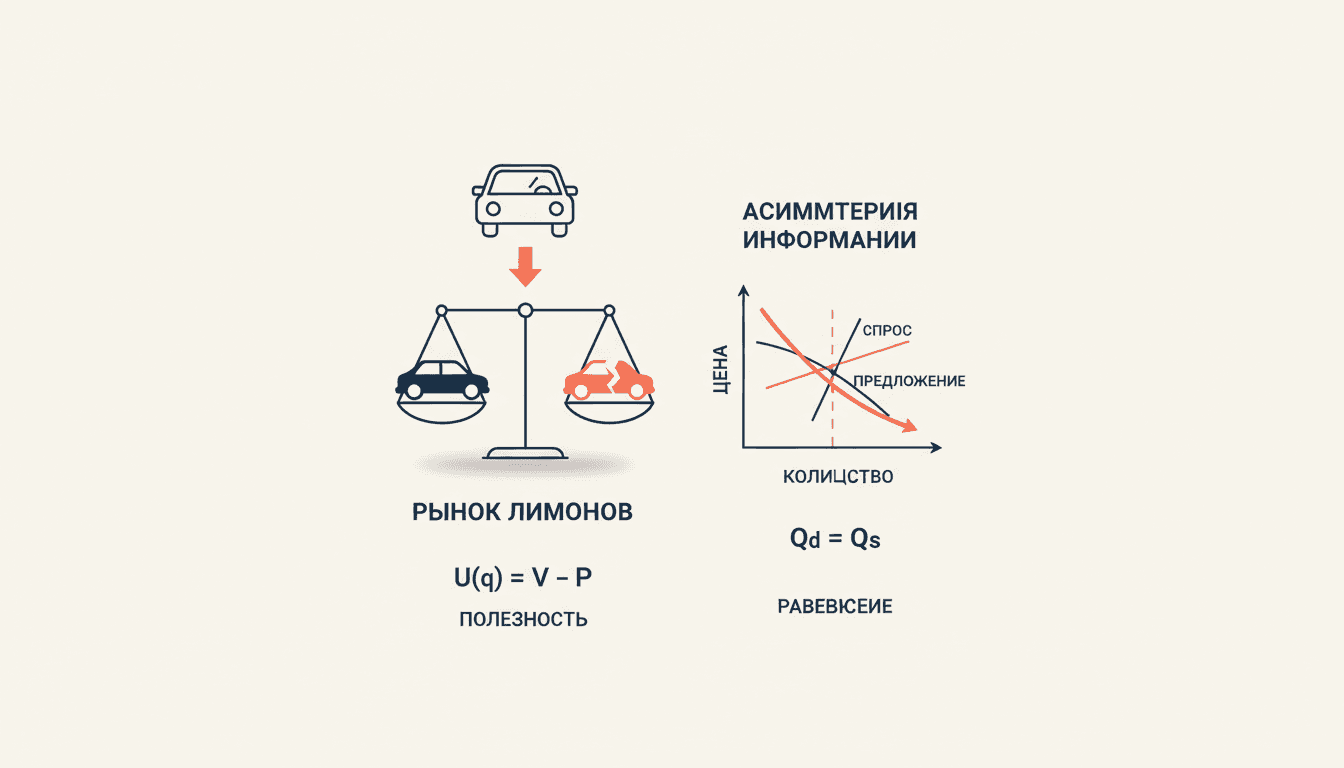 Рынок лимонов Акерлофа: асимметрия информации