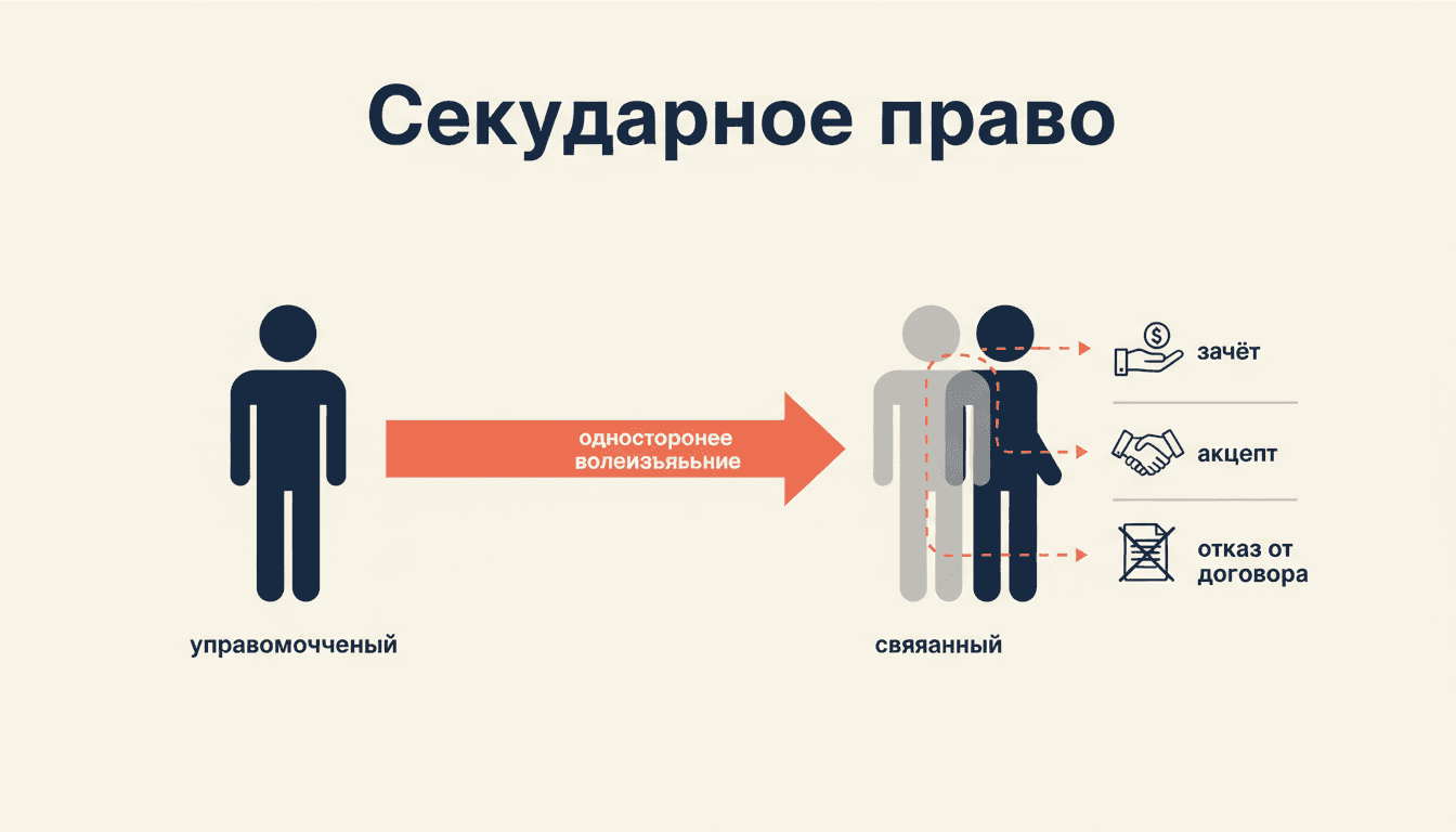 Секундарное право: природа и реализация в гражданском праве