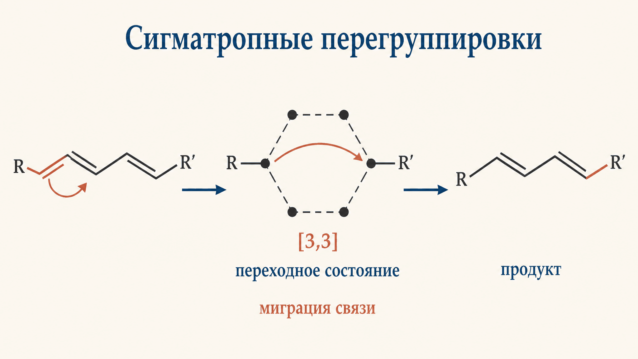 Сигматропные перегруппировки: механизм и правила отбора