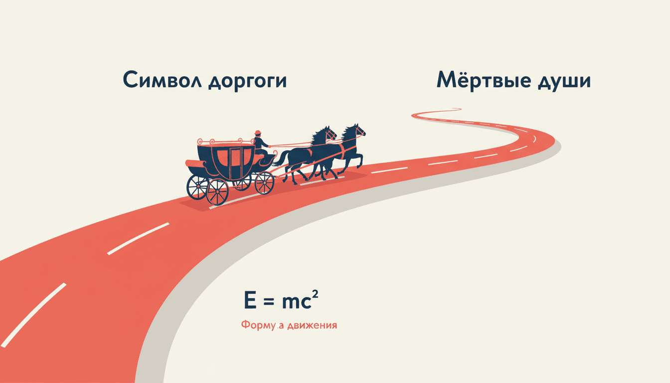 Символ дороги в поэме «Мёртвые души»: путь и Русь