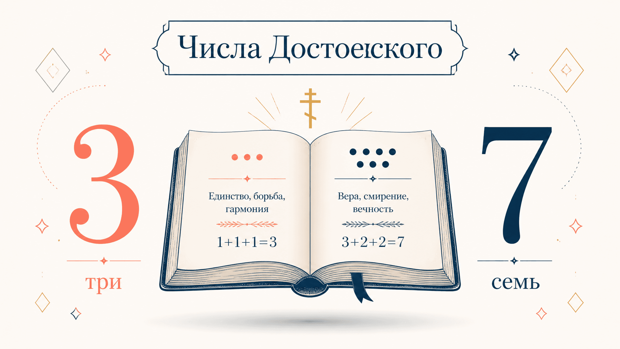 Символика числа в «Преступлении и наказании»: три и семь