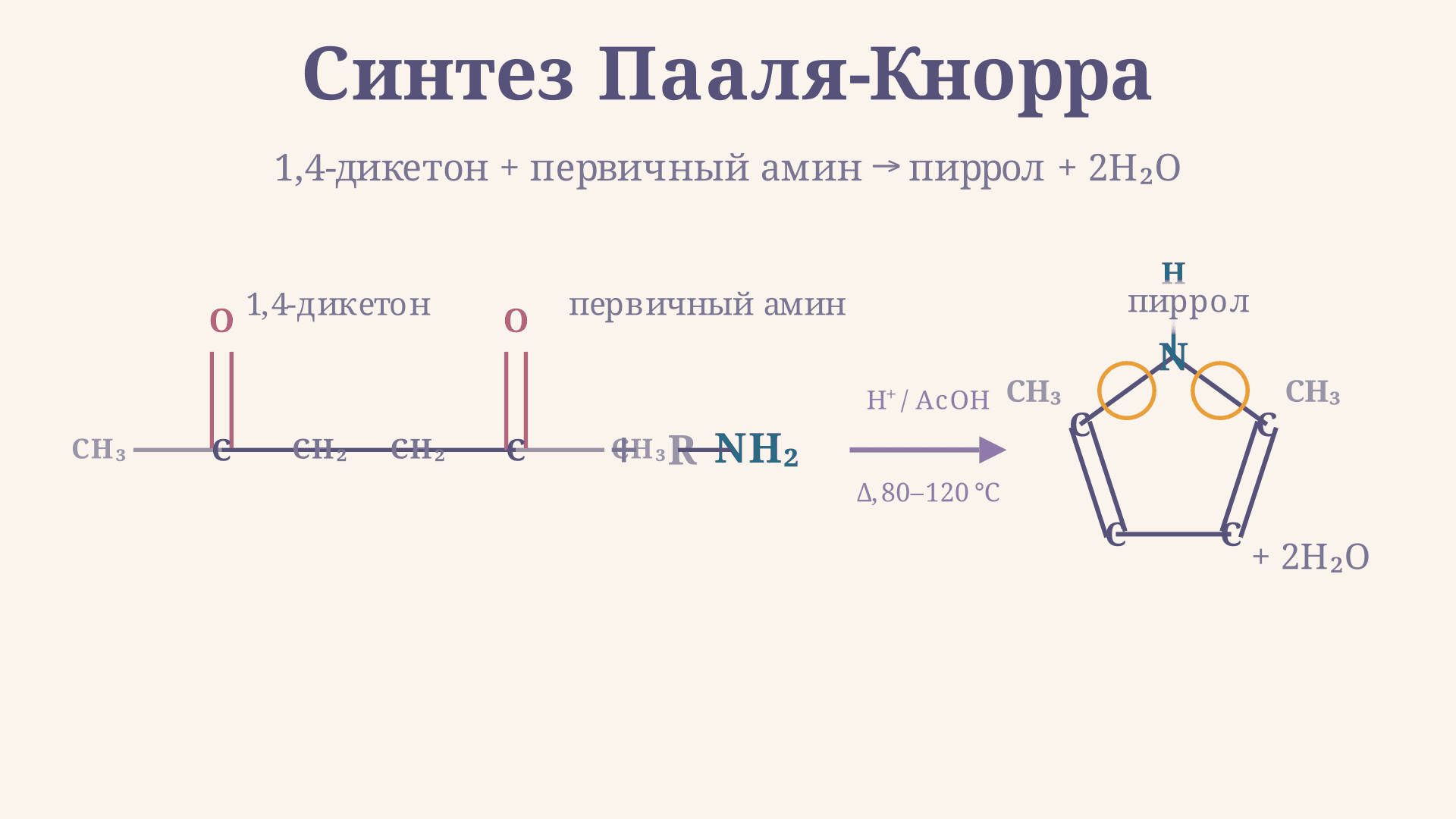 Синтез Пааля-Кнорра: механизм и условия реакции