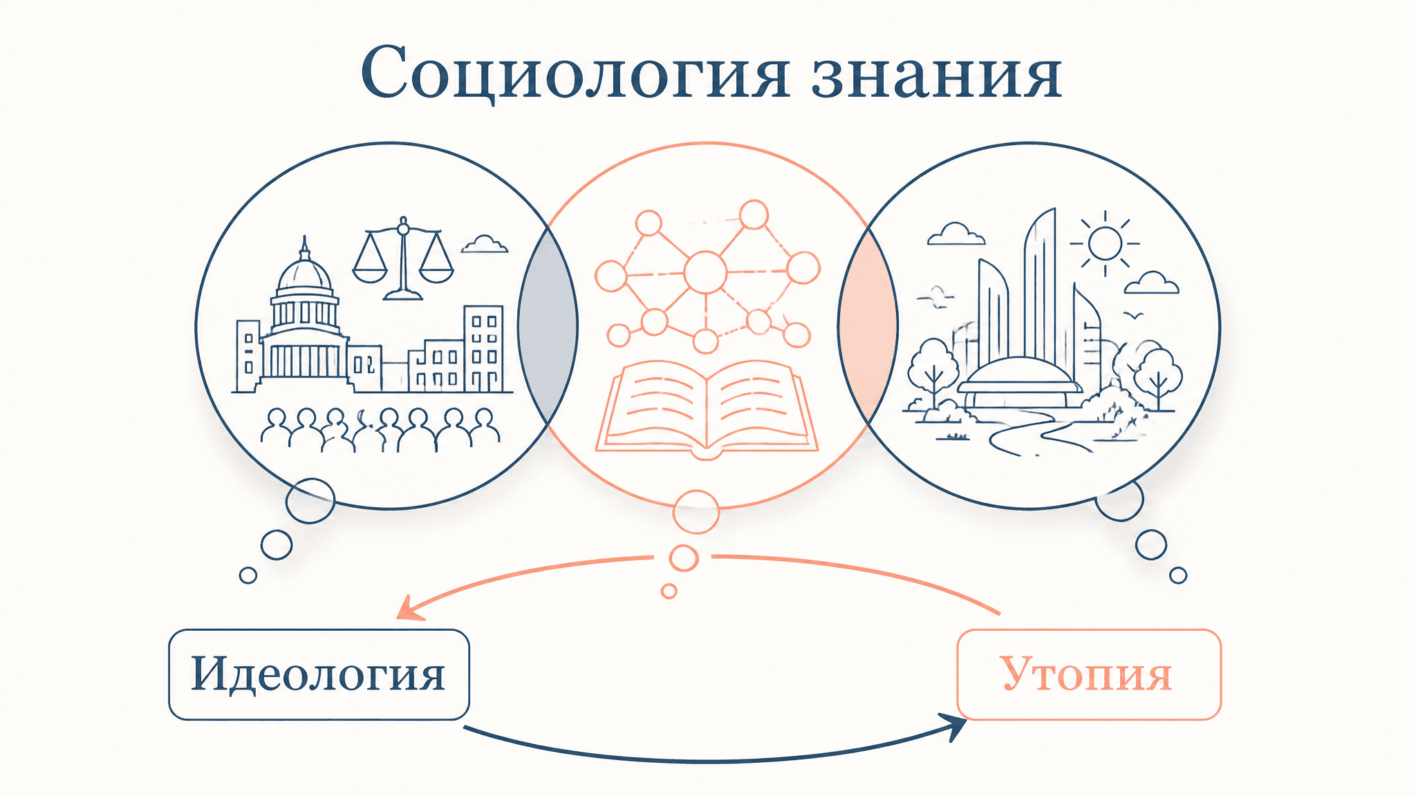 Социология знания Манхейма: идеология и утопия
