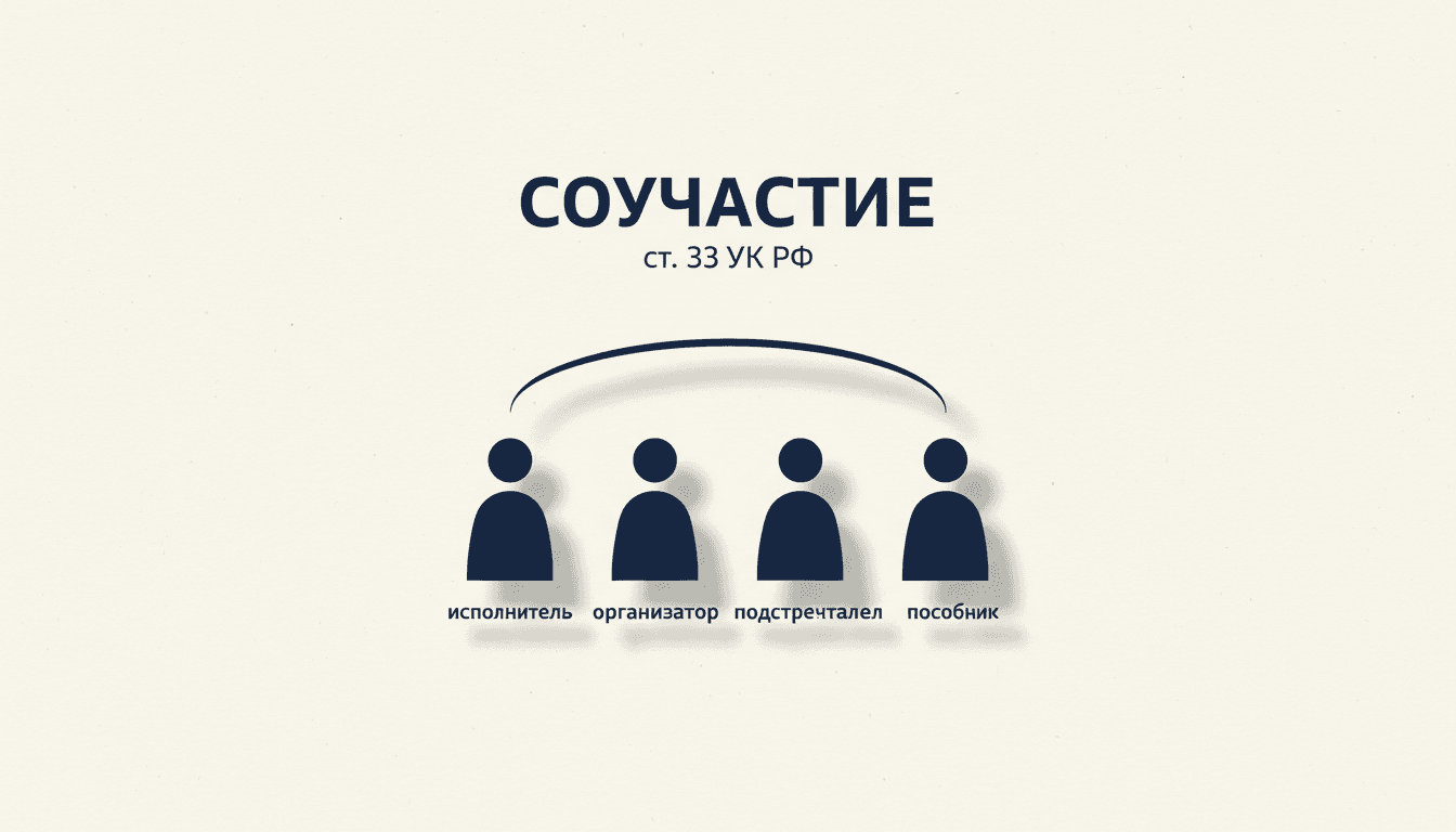 Соисполнительство и соучастие в УК РФ