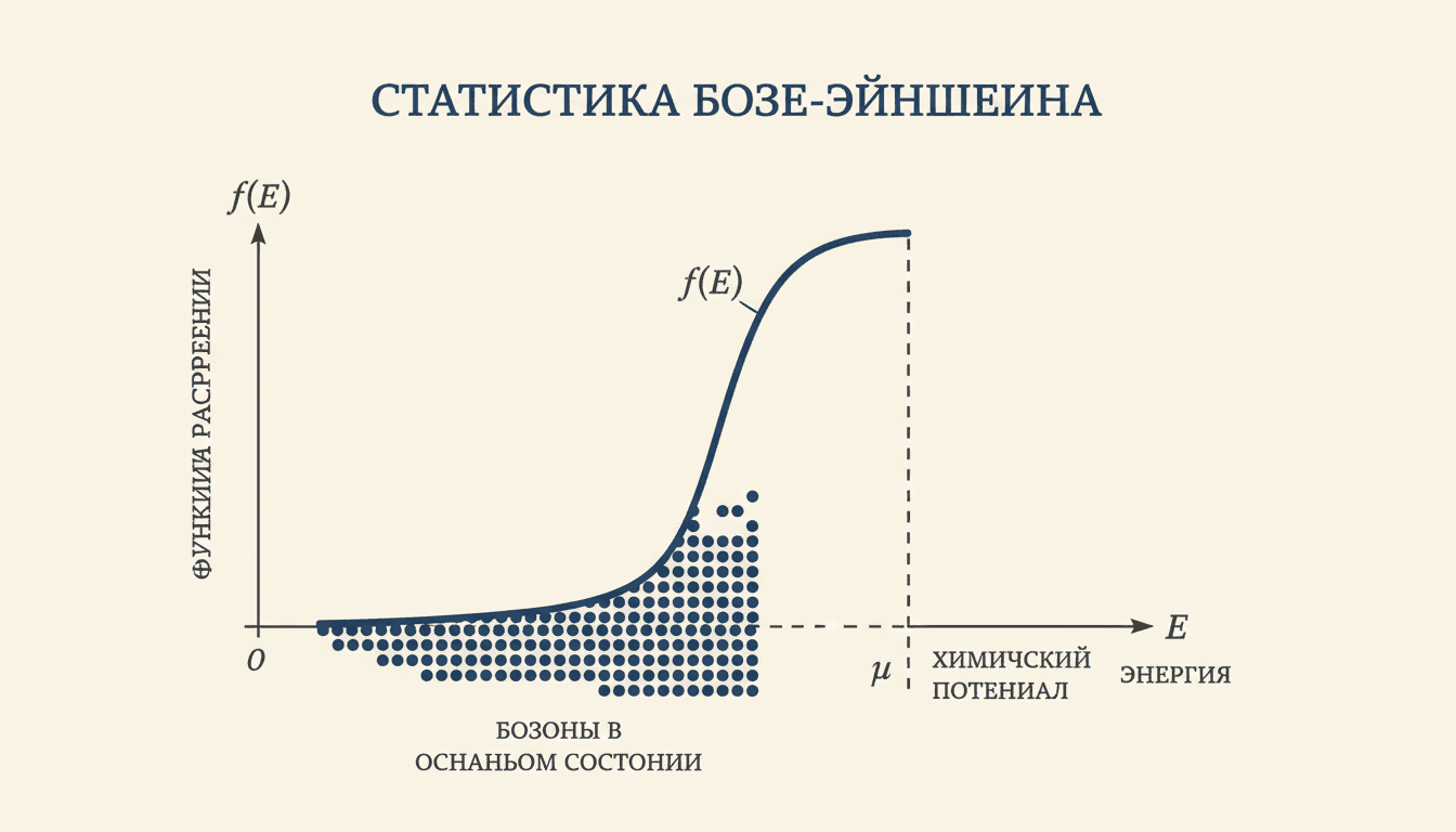 Статистика Бозе-Эйнштейна: формула, вывод и БЭК
