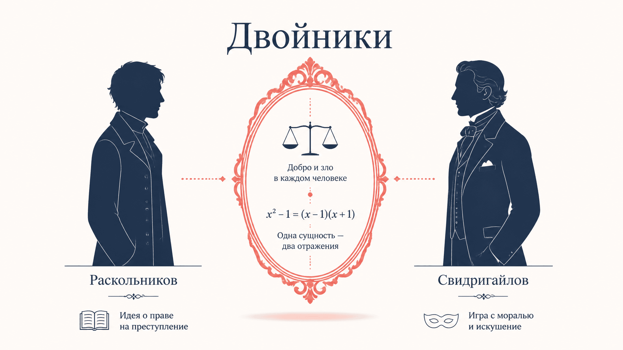Свидригайлов как двойник Раскольникова: разбор образа