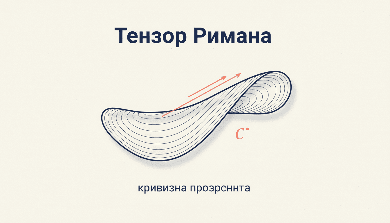 Тензор кривизны Римана: формулы, симметрии и роль в ОТО