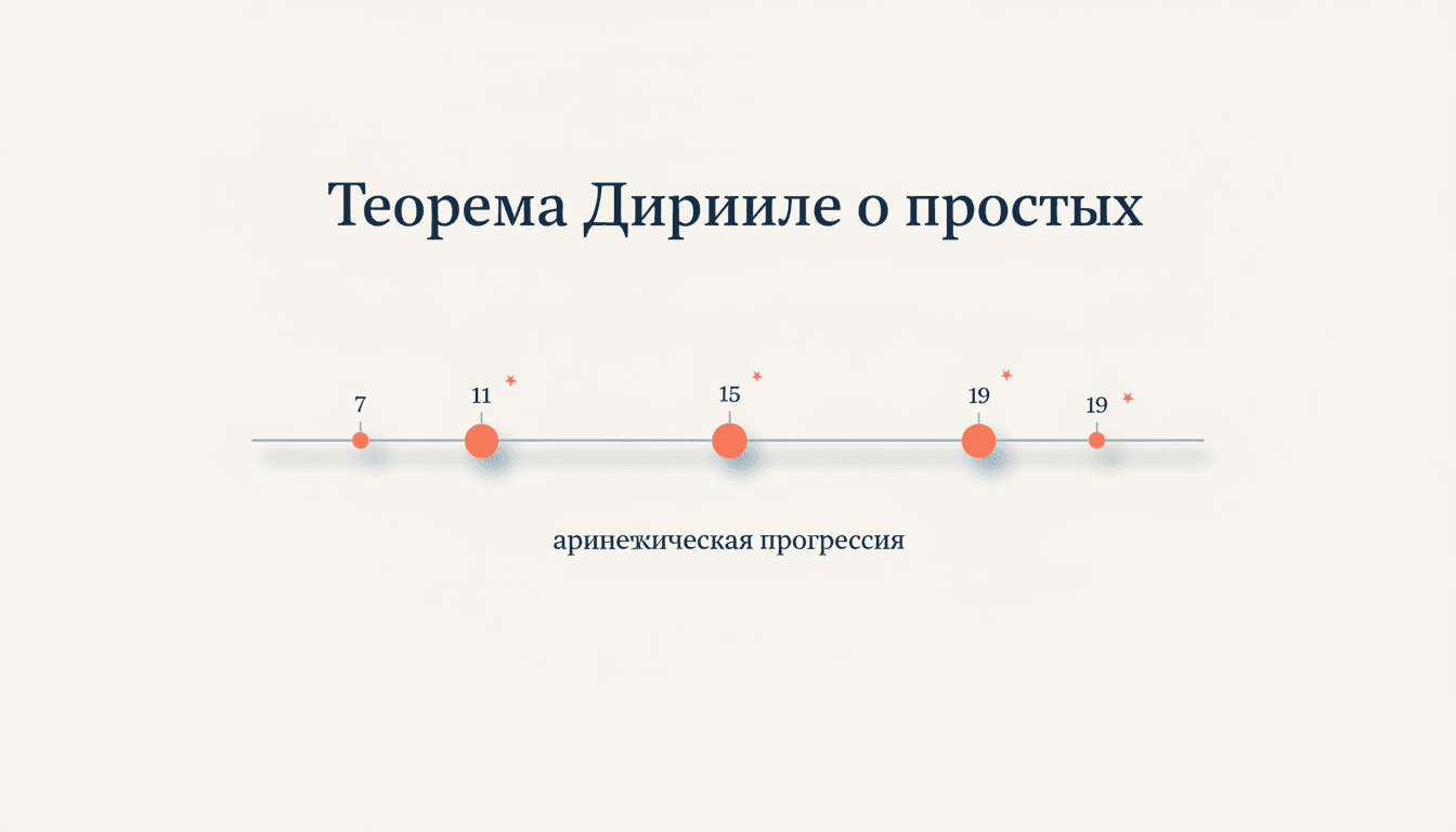 Теорема Дирихле о простых в арифметической прогрессии