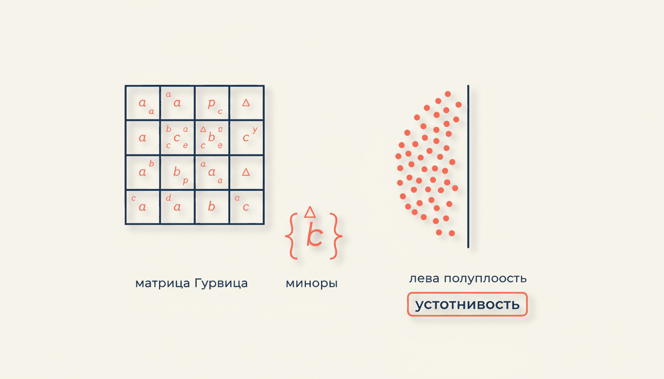 Теорема Гурвица: критерий устойчивости полинома