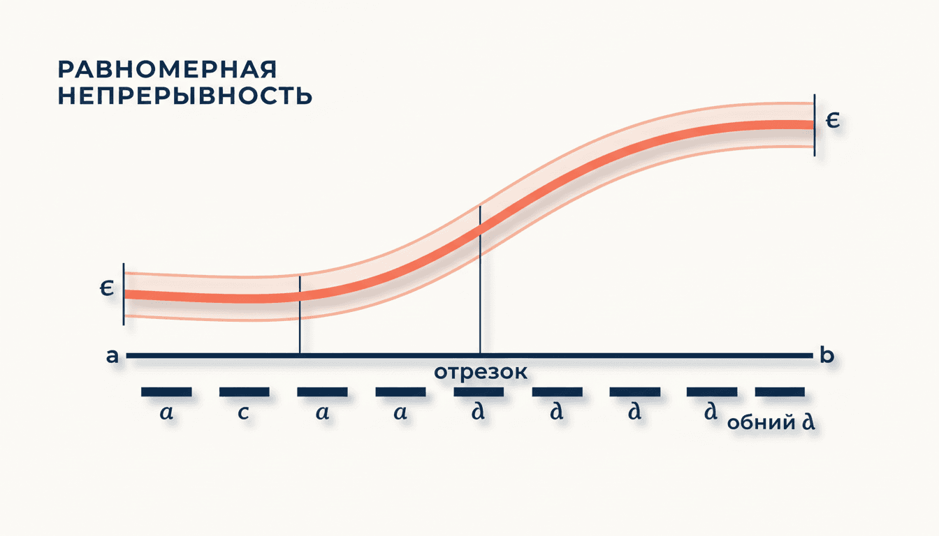 Теорема Кантора о равномерной непрерывности: доказательство
