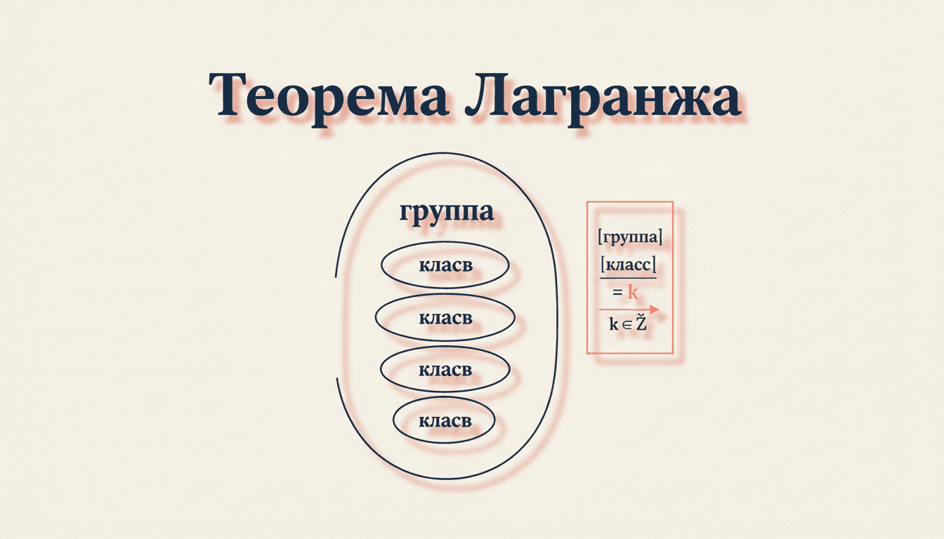 Теорема Лагранжа для групп: порядок, индекс, следствия