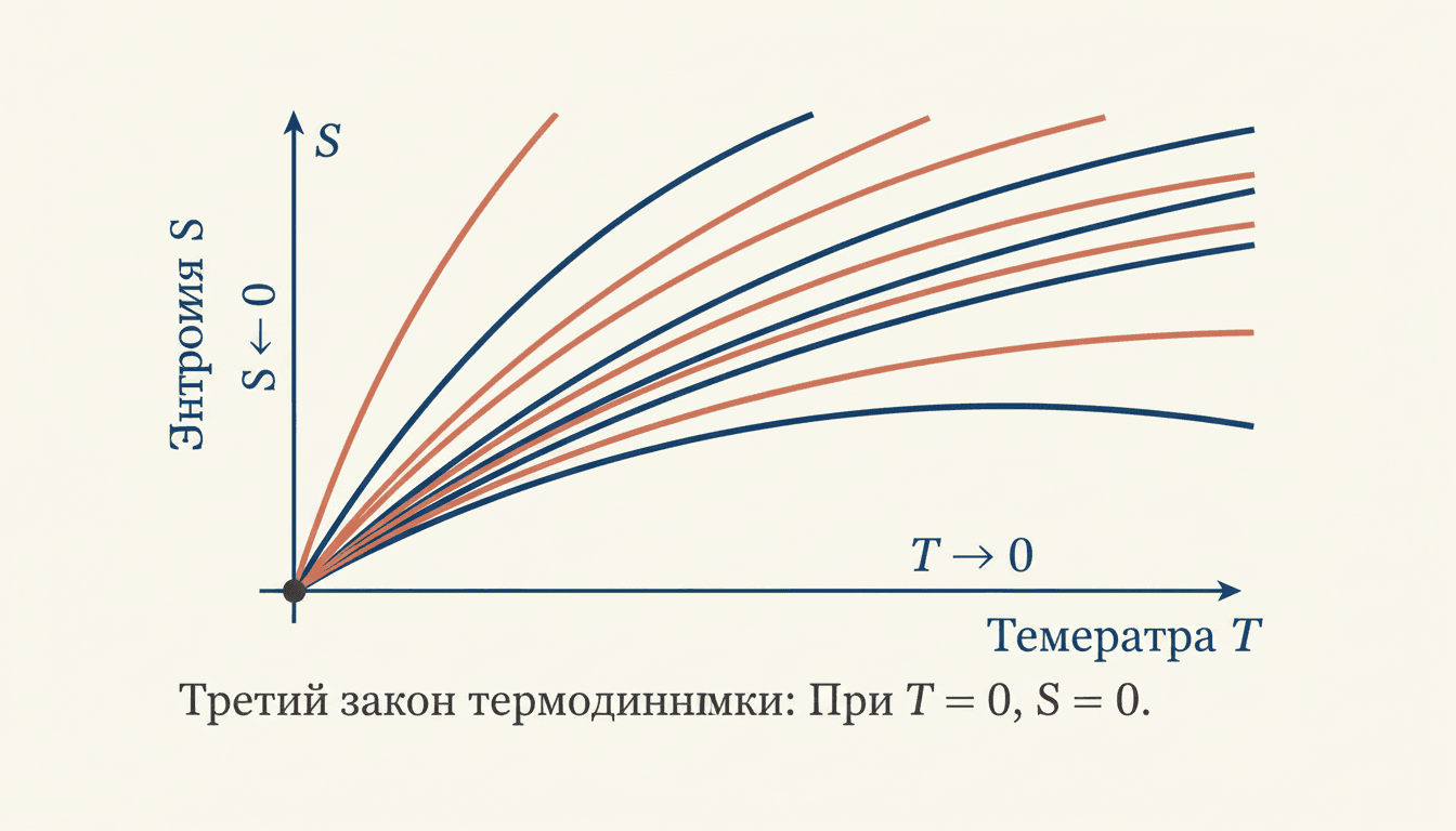Теорема Нернста: третье начало термодинамики