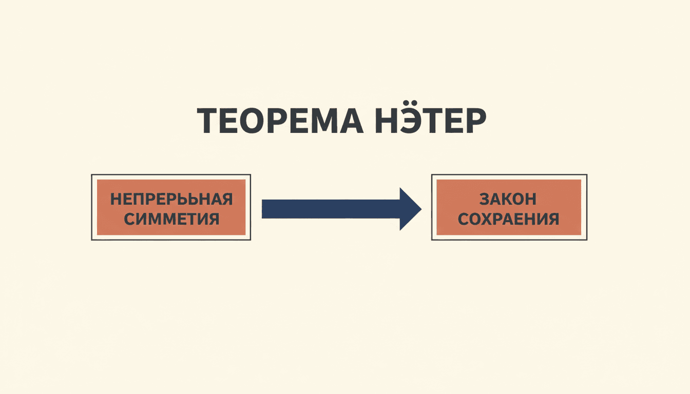 Теорема Нётер: симметрии и законы сохранения
