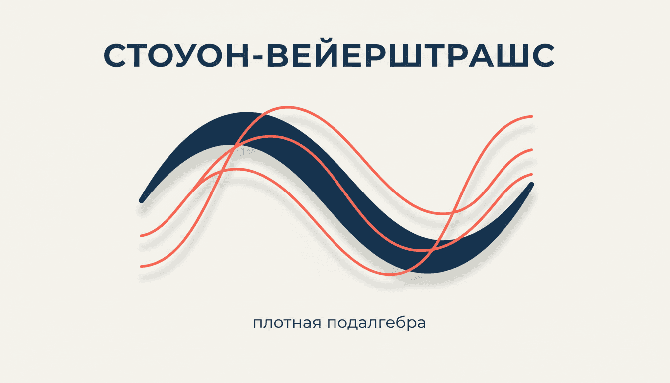 Теорема Стоуна-Вейерштрасса: плотность подалгебр в C(K)