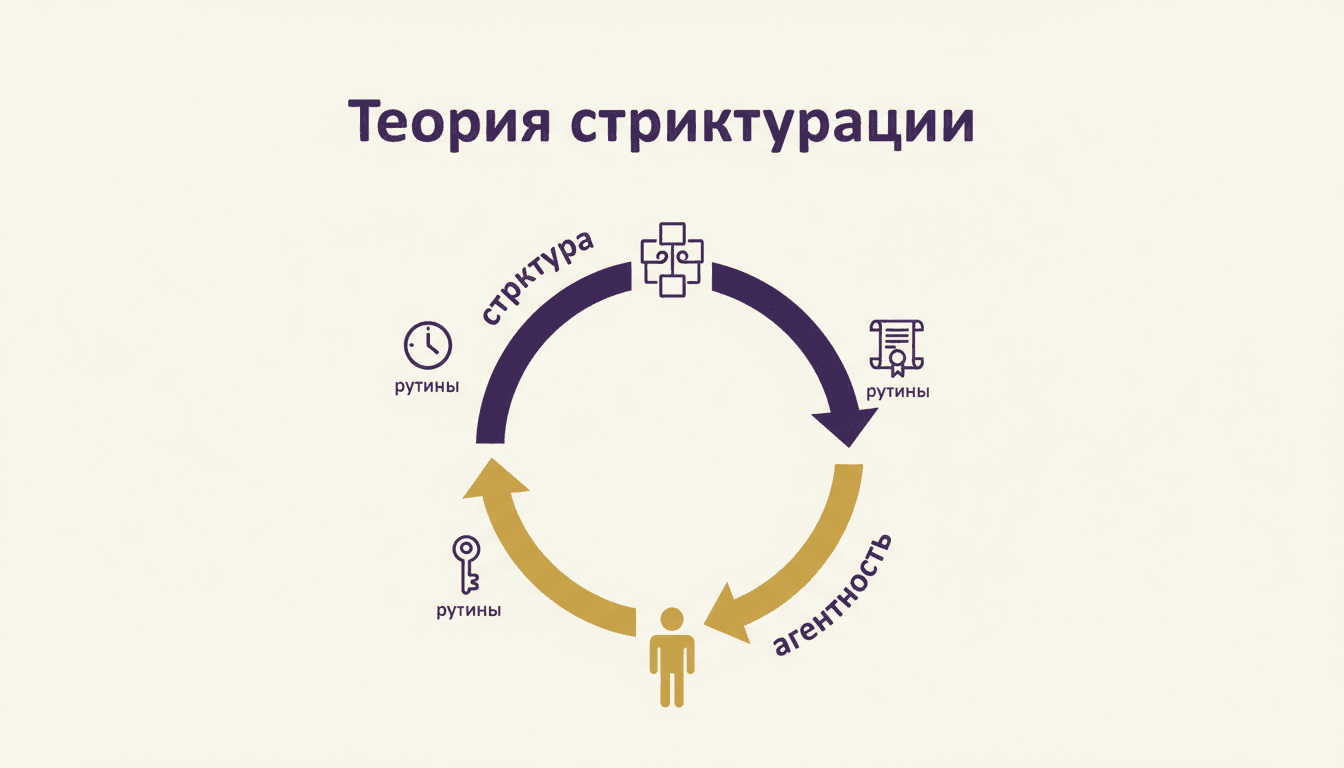Теория структурации Гидденса: структура и действие