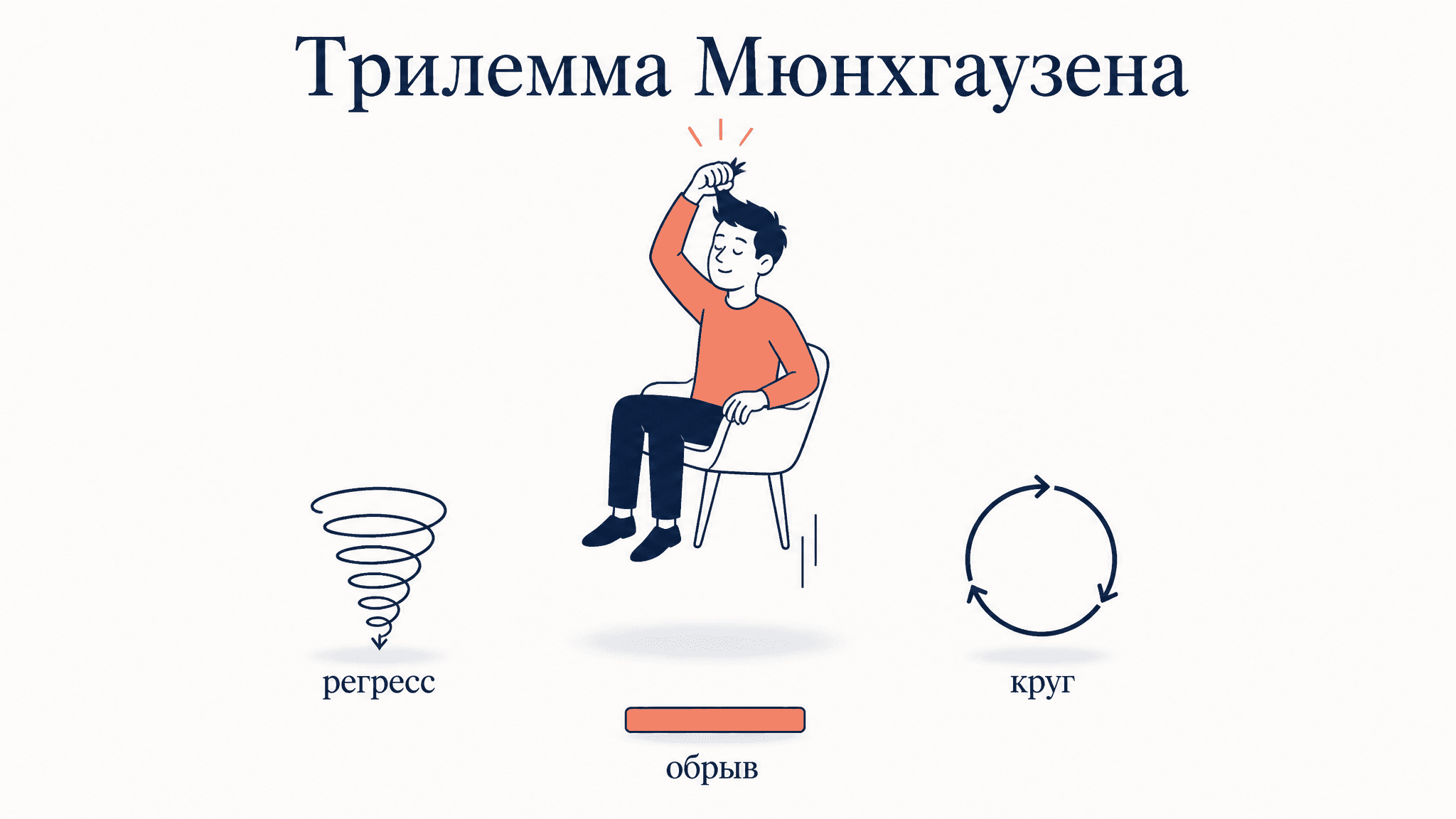 Трилемма Мюнхгаузена: три тупика обоснования знания