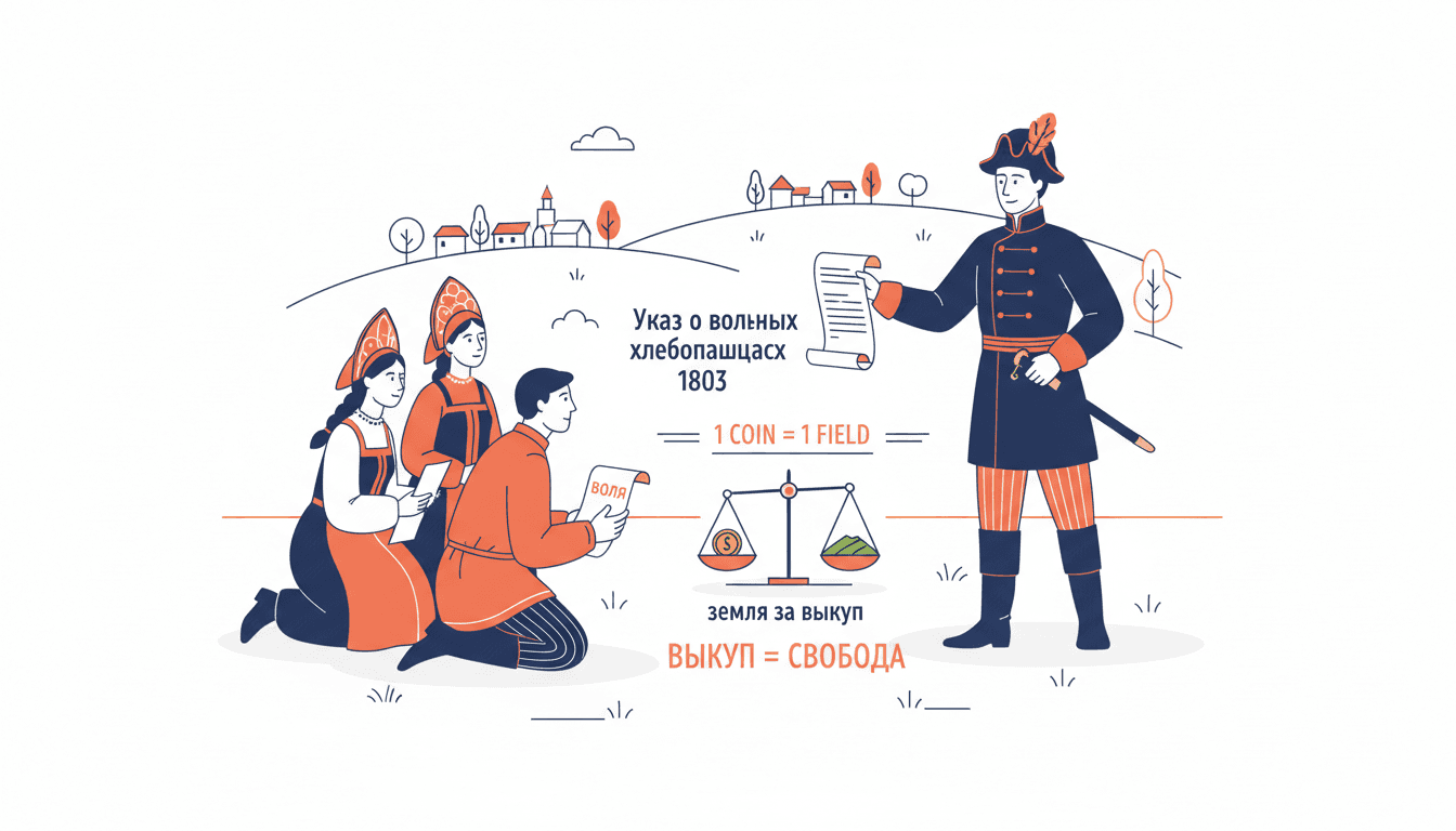 Указ о вольных хлебопашцах 1803: итоги и значение