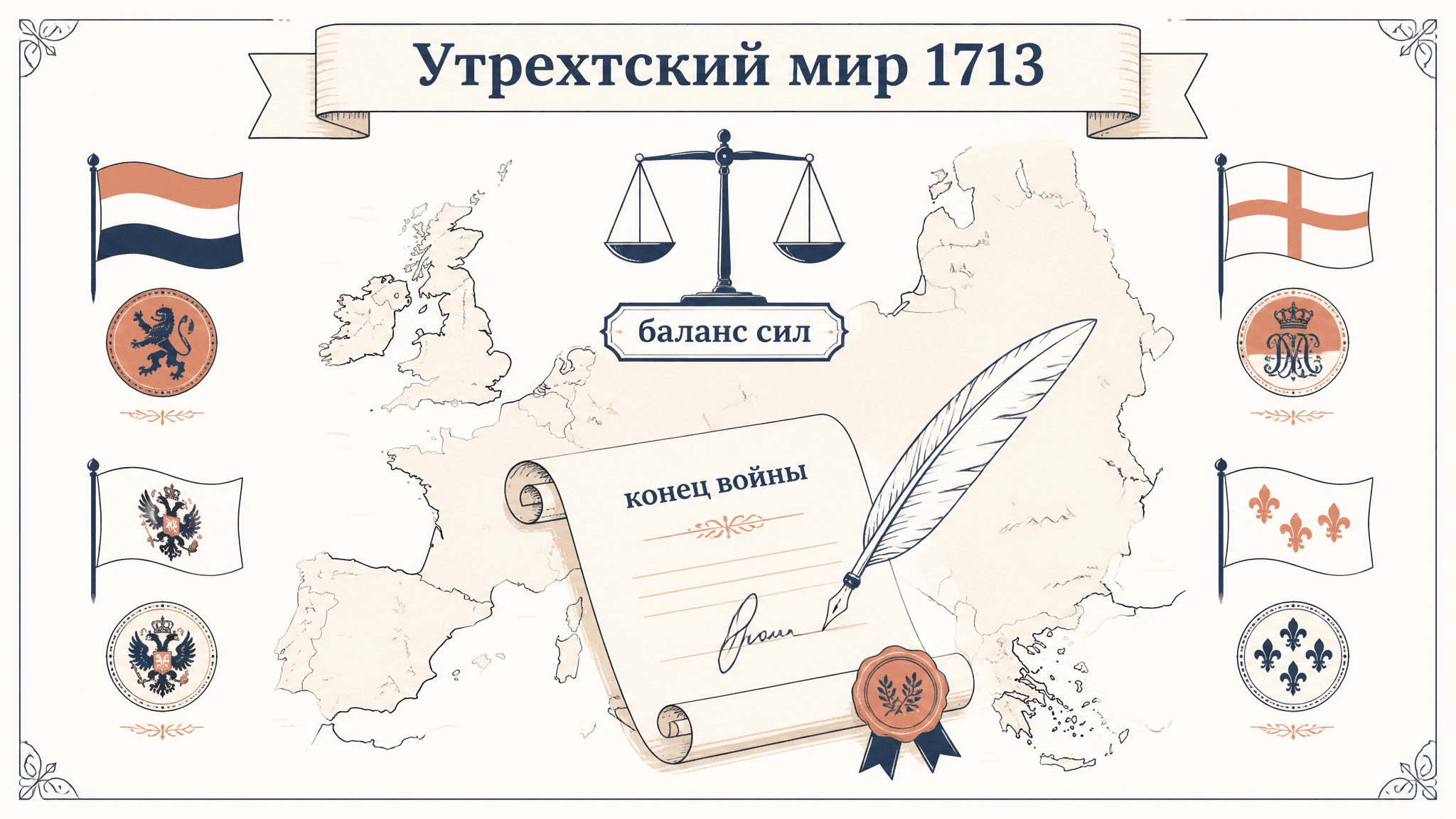 Утрехтский мир 1713: итоги и значение договора