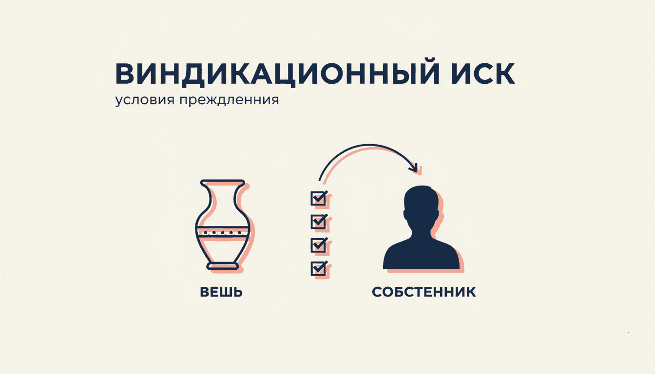 Виндикационный иск: условия предъявления