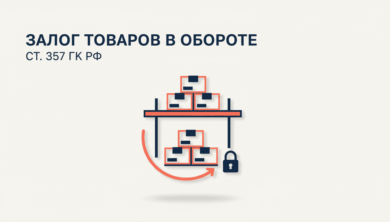 Залог товаров в обороте ГК: ст. 357 простыми словами