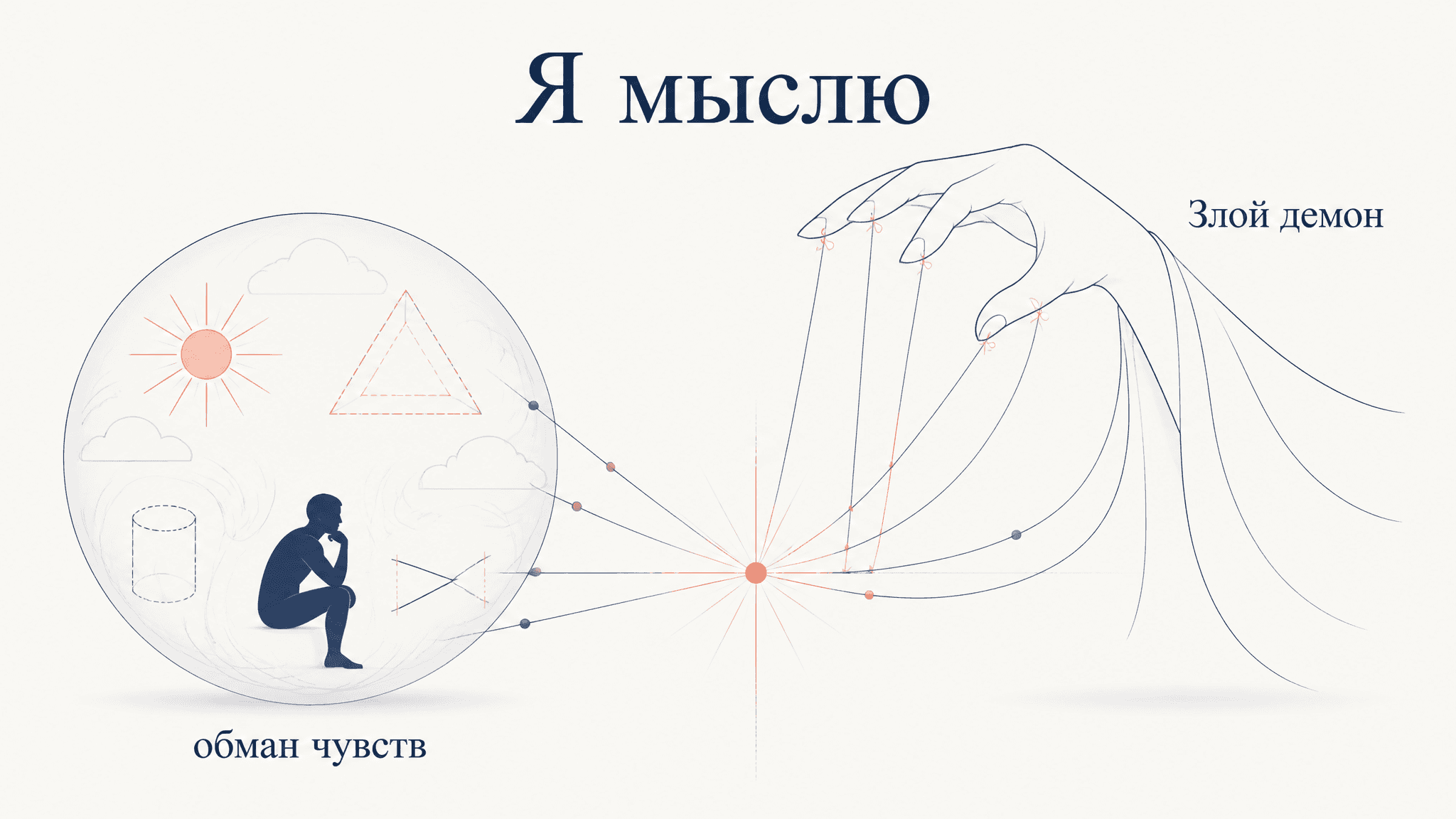 Злой демон Декарта: мысленный эксперимент о сомнении