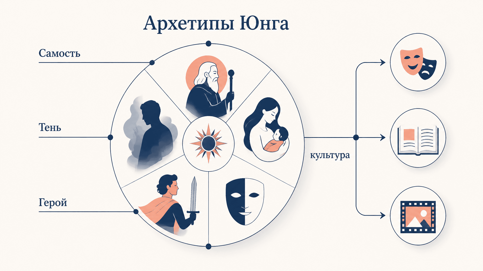 Архетипы Юнга в культуре: как образы живут в кино и книгах