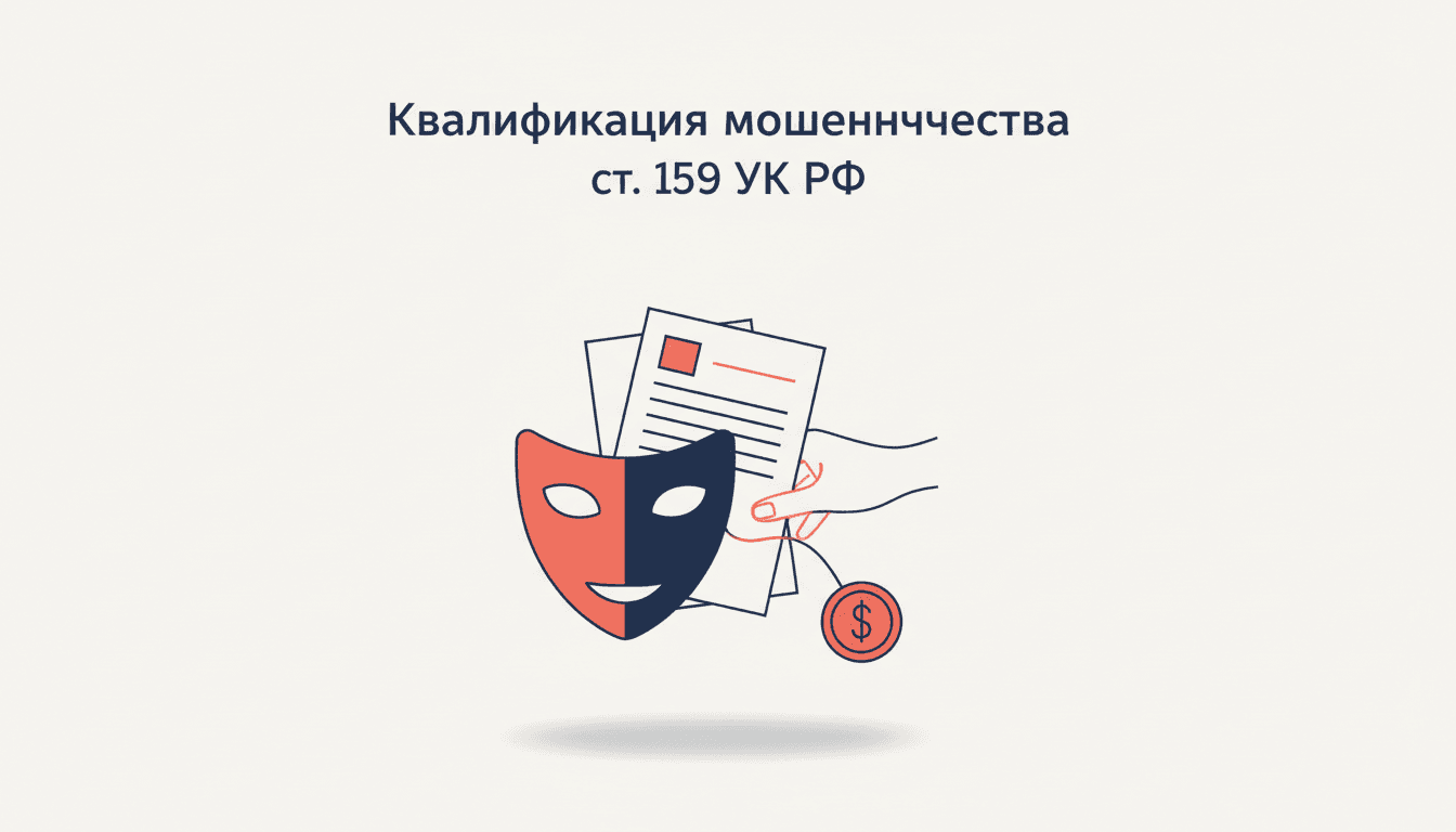 Квалификация мошенничества по составу: ст. 159 УК РФ
